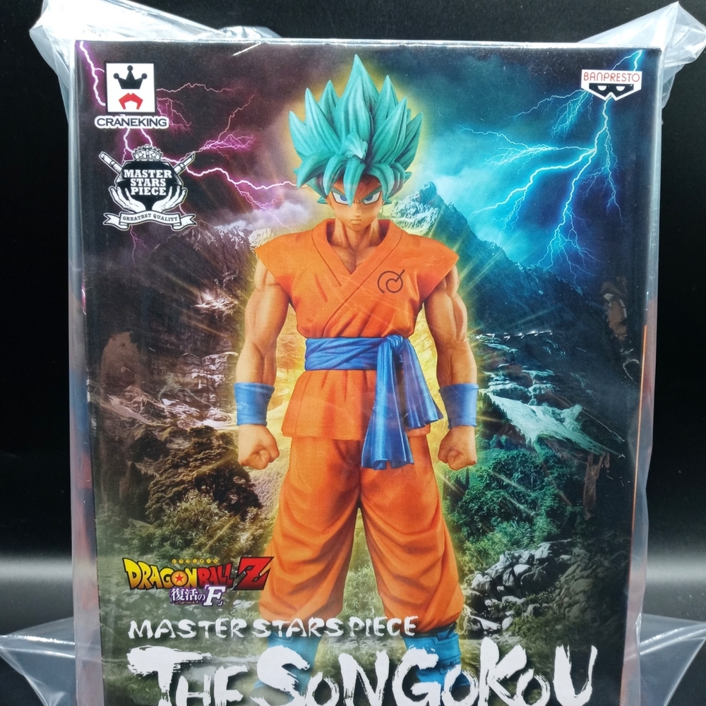 New Japanese version dragon Ball Master Stars Piece SSGSS Goku Figure.
